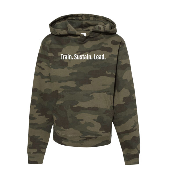 Youth Midweight Hooded Sweatshirt Thumbnail
